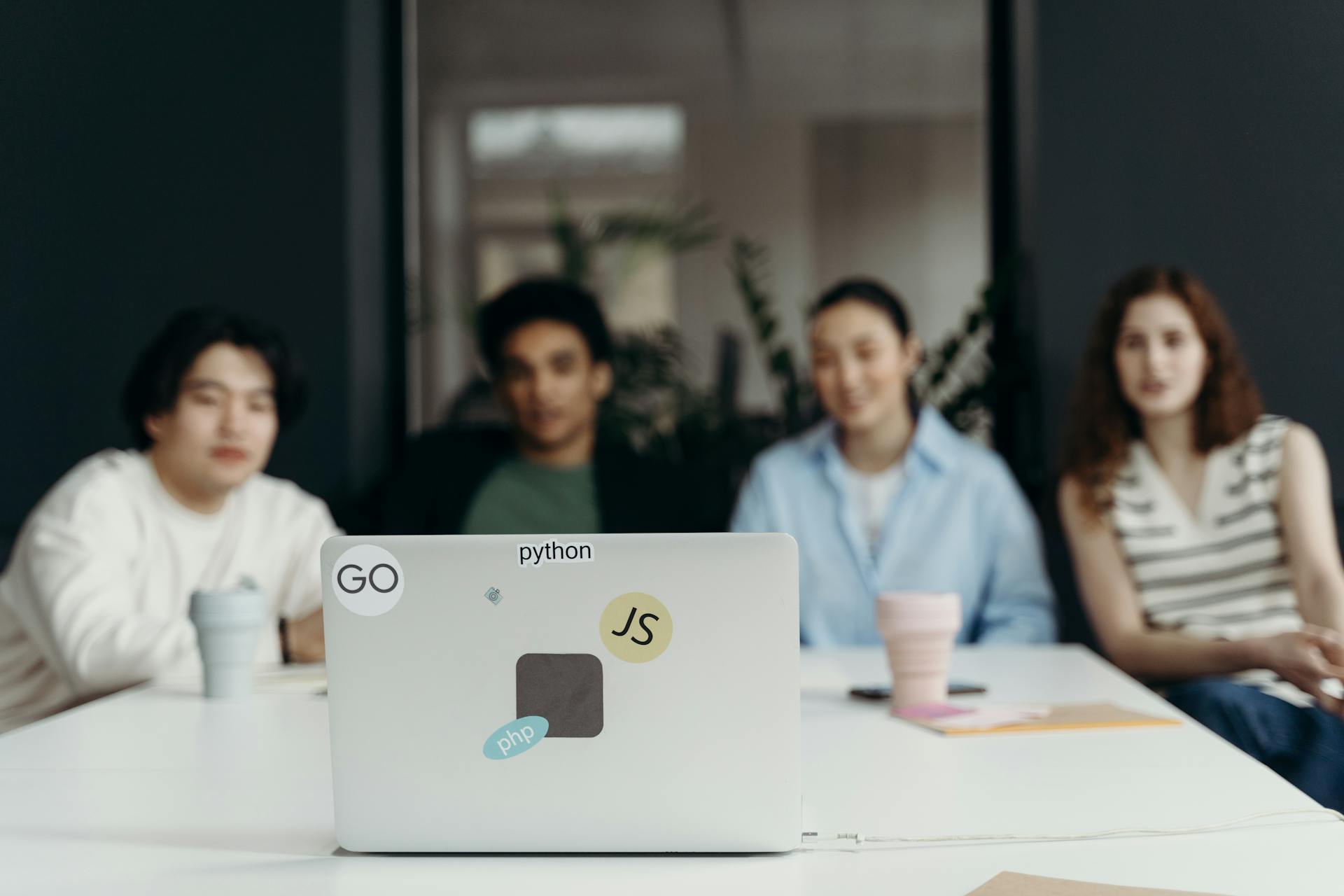 Our development team collaborating